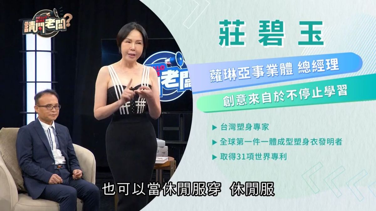 塑身衣如何成為台灣之光，榮獲31項世界專利！？塑身衣天后變裝驚豔全場，63歲依舊保持少女腰！夫妻如何齊心事業，締造3億年營業額？